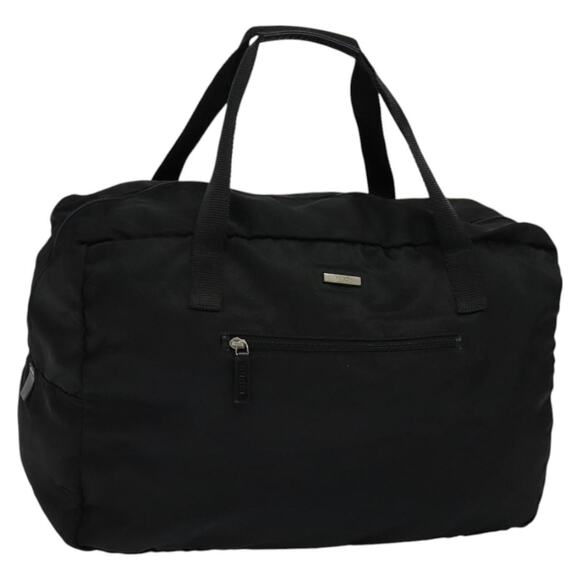 GUCCI Boston Bag Nylon Black 012 012 - Picture 1 of 16